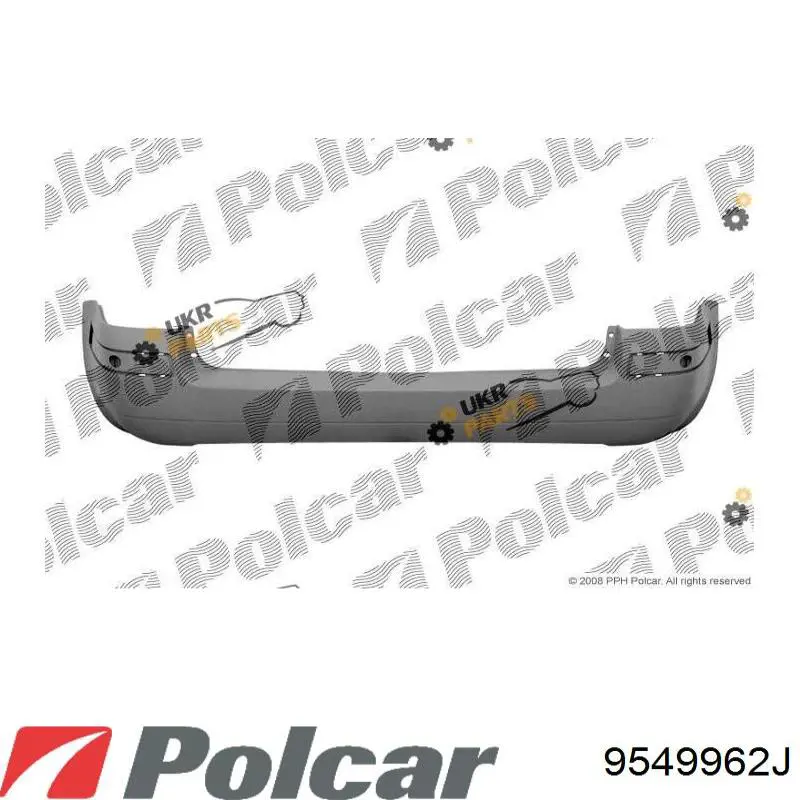  Parachoques trasero Volkswagen Passat 