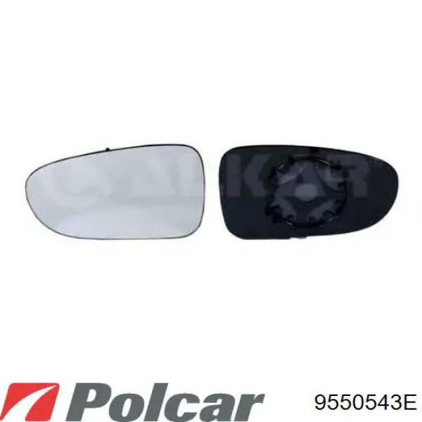 7M0857521C VAG cristal de espejo retrovisor exterior izquierdo