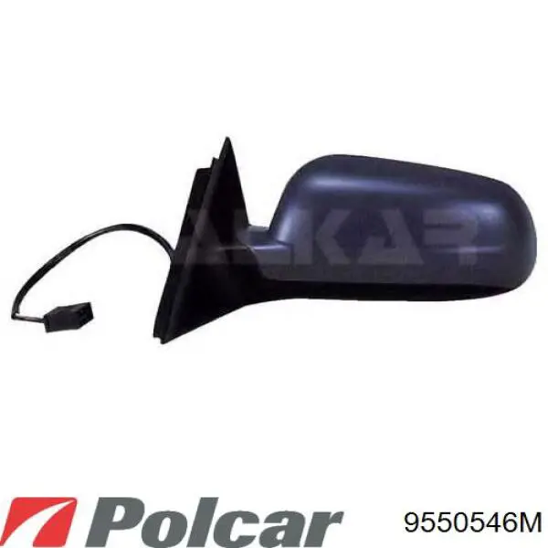 9550546M Polcar cristal de espejo retrovisor exterior izquierdo