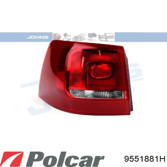 Piloto posterior interior derecho Volkswagen Sharan 1 (7M8, 7M9, 7M6)