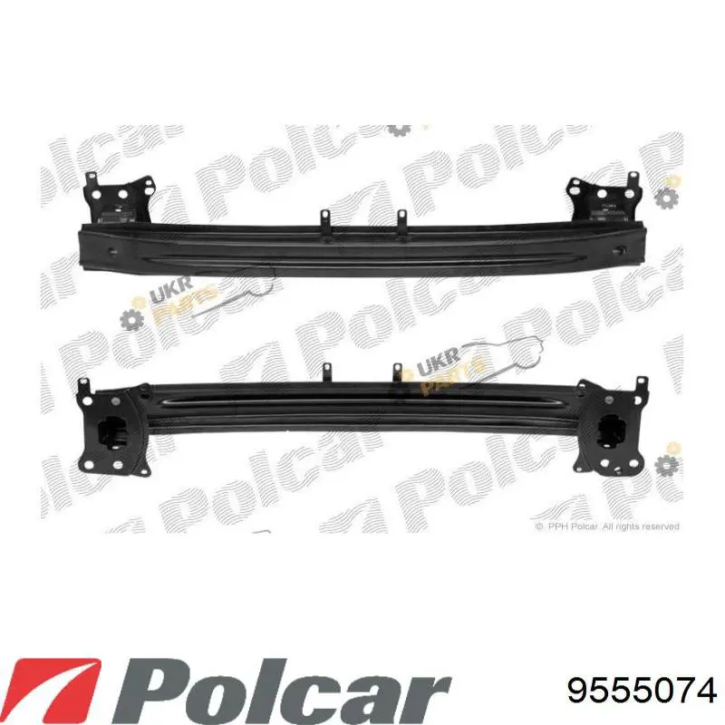 Comprar 9555074 Polcar Refuerzo parachoque delantero