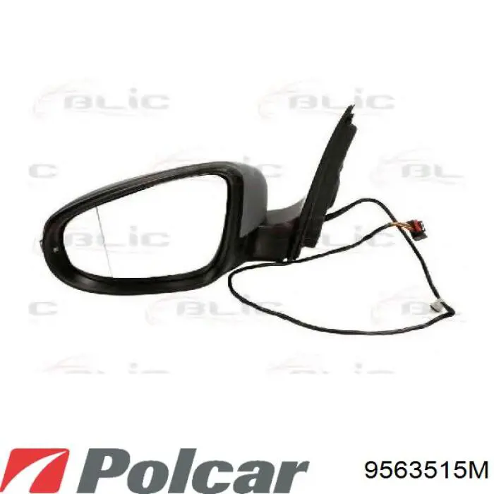 9563515M Polcar cristal de espejo retrovisor exterior izquierdo