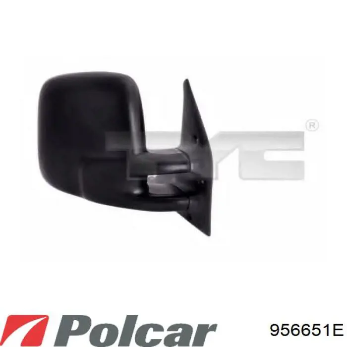 Espejo de retrovisor izquierdo 956651E Polcar
