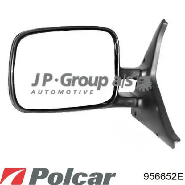 Espejo de retrovisor derecho 956652E Polcar