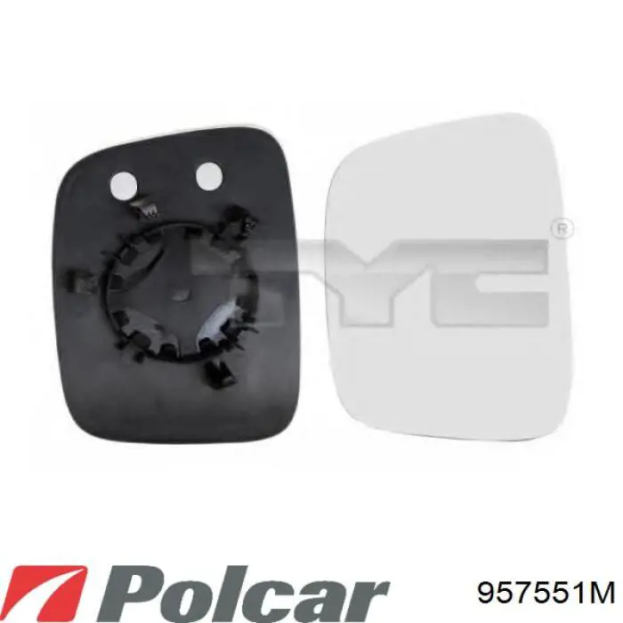 957551-M Polcar cubierta, retrovisor exterior izquierdo