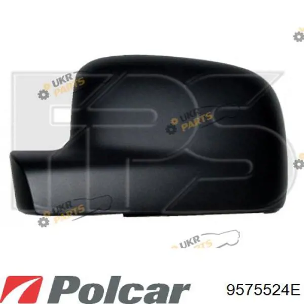 Espejo de retrovisor derecho 9575524E Polcar