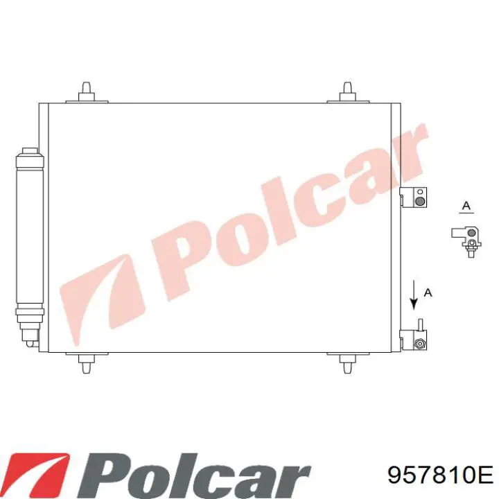 957810-E Polcar faro derecho