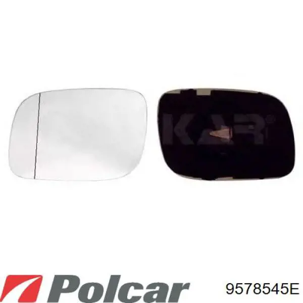 9578545E Polcar cristal de espejo retrovisor exterior izquierdo