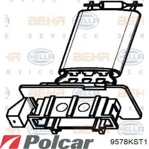 Resistencia de calefacción 9578KST1 Polcar