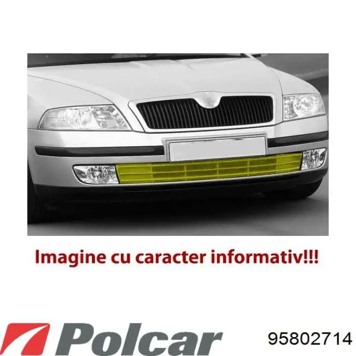 95802714 Polcar rejilla de ventilación, parachoques trasero, derecha