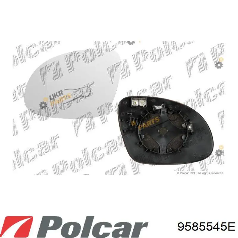 Comprar 9585545E Polcar Cristal de espejo retrovisor exterior izquierdo
