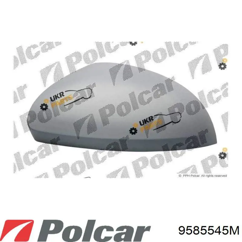 9585545M Polcar Cristal de espejo retrovisor exterior izquierdo
