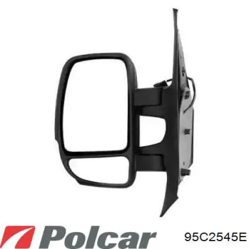 Cristal de espejo retrovisor exterior izquierdo 95C2545E Polcar