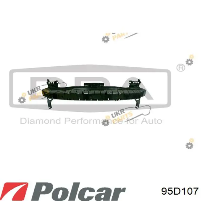 95D107 Polcar Paragolpes delantero