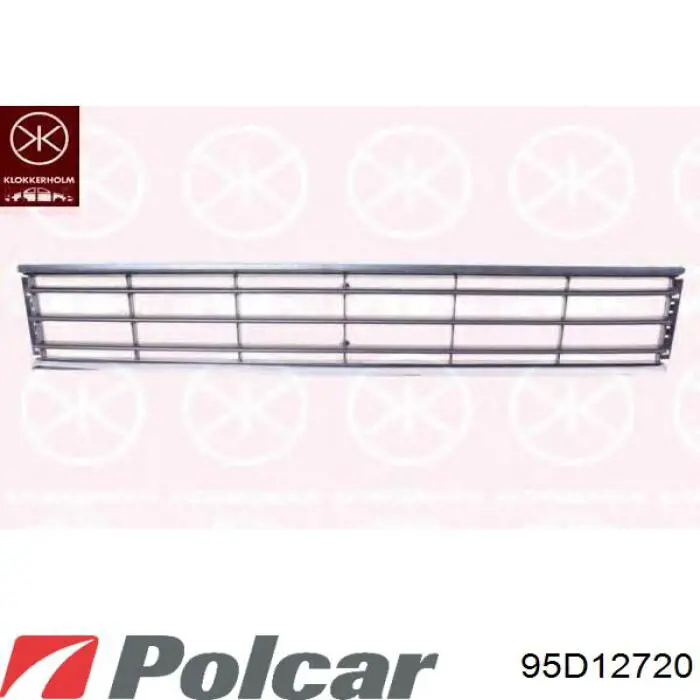 95D12720 Polcar Rejilla de ventilación, parachoques delantero, central