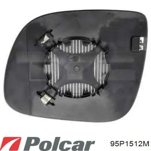 95P1512M Polcar espejo retrovisor izquierdo