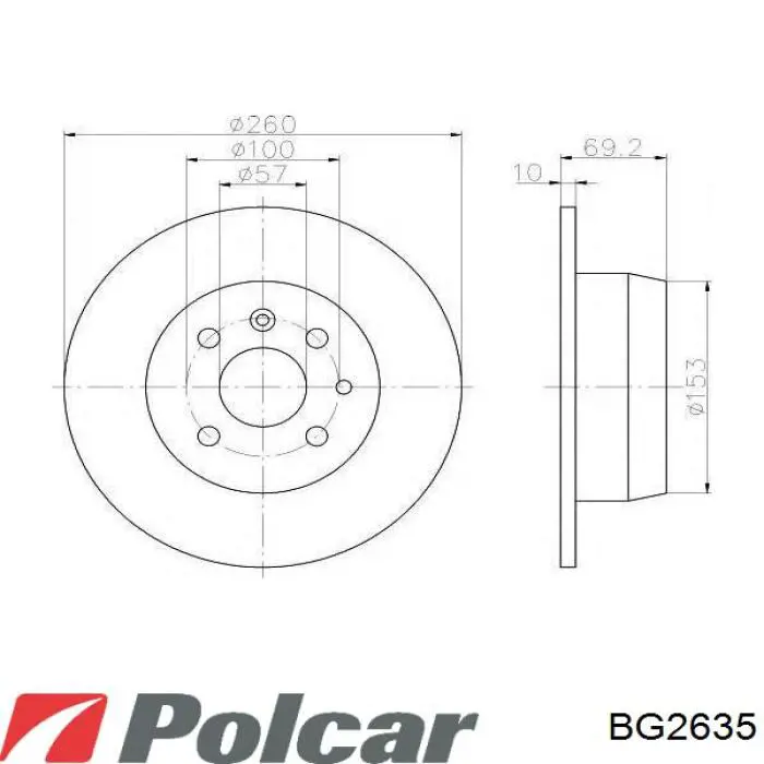 Disco de freno trasero Opel 569119 precio, desde 36,15 EUR