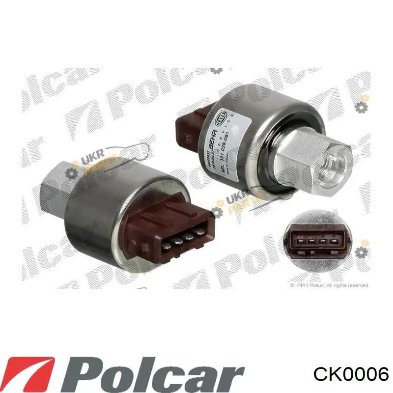 Sensor de presion de aire acondicionado CK0006 Polcar