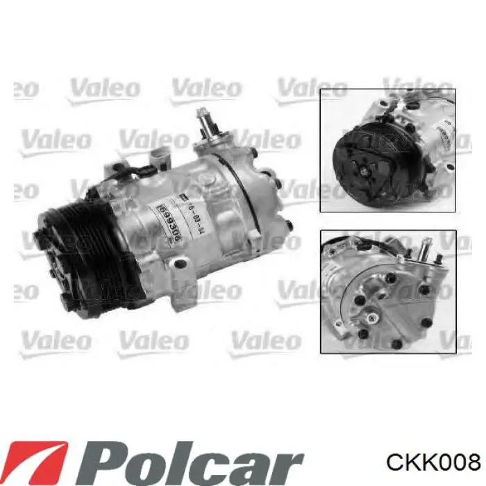 Comprar CKK008 Polcar Acoplamiento magnético, compresor del aire acondicionado 