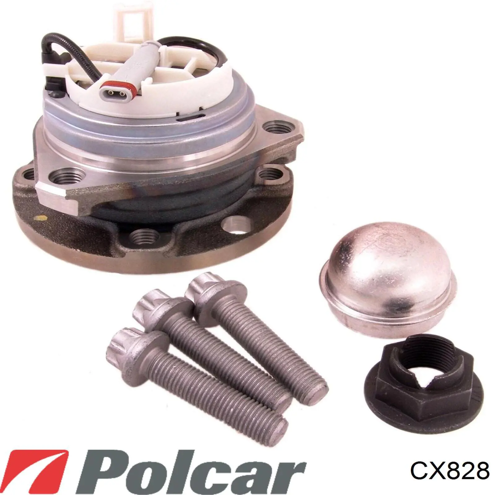 CX828 Polcar cubo de rueda trasero