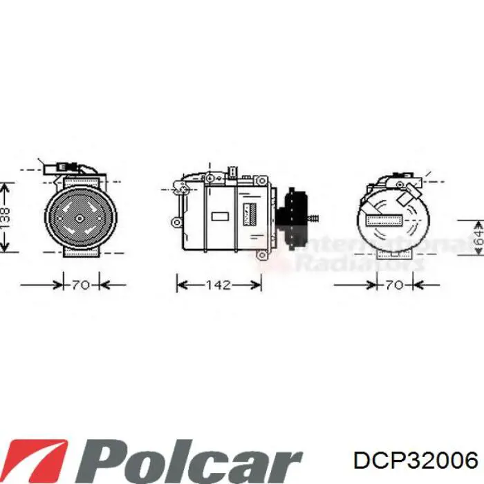 DCP32006 Polcar compresor de aire acondicionado