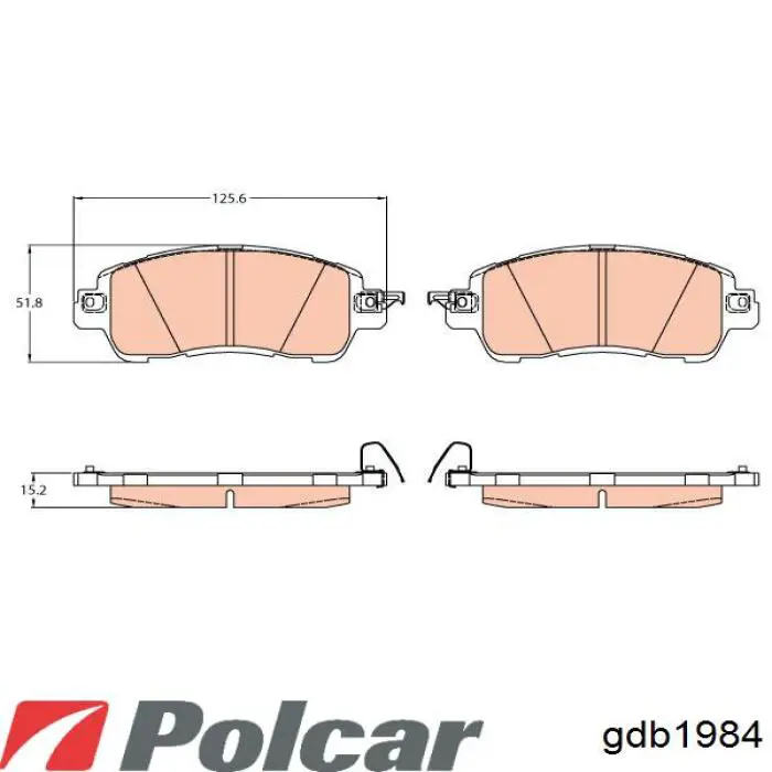 Pastillas de freno delanteras Seat Ibiza 5 KJ1, KJG