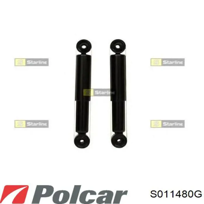 S011480G Polcar amortiguador trasero