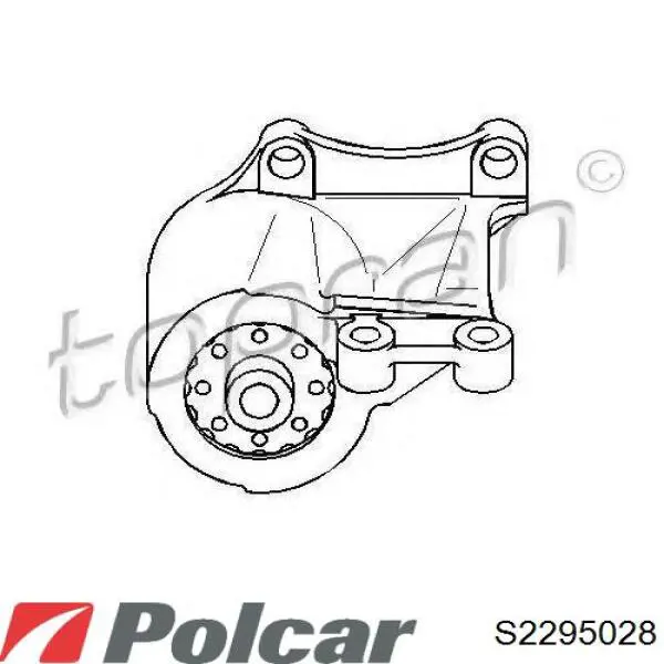 S2295028 Polcar soporte de motor trasero