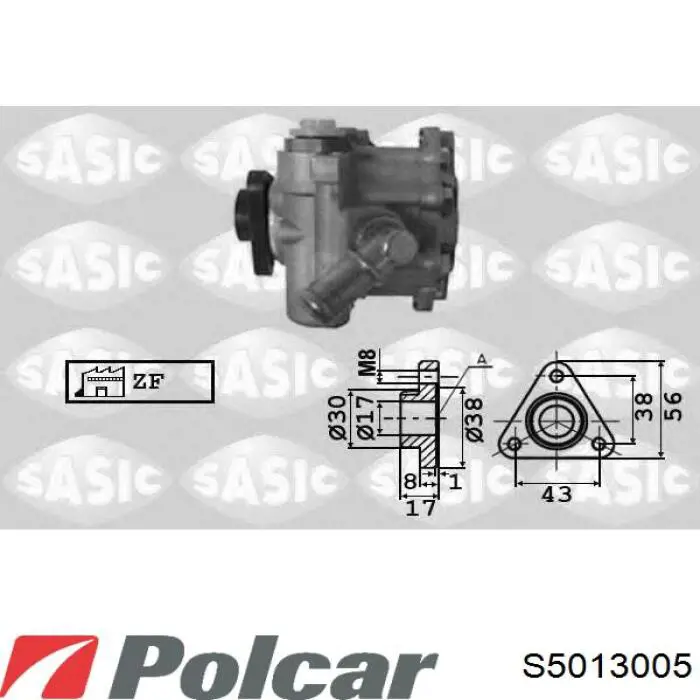 Bomba de dirección S5013005 Polcar