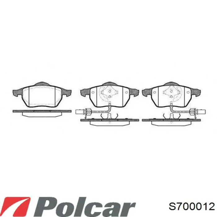 Pastillas de freno delanteras Audi A6 4F2