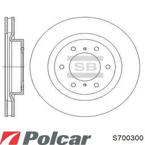 S70-0300 Polcar pastillas de freno delanteras