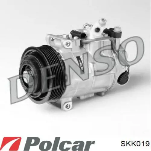 SKK019 Polcar Polea del compresor del aire acondicionado