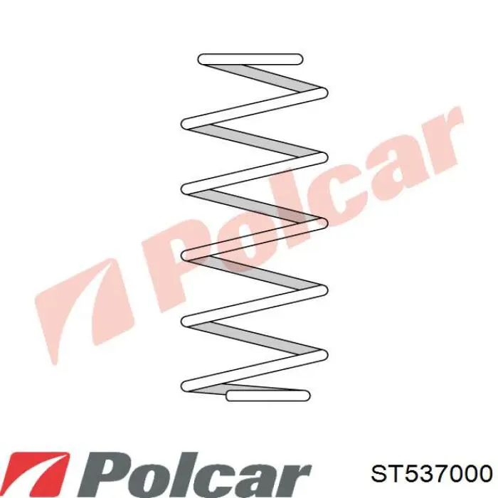 Muelle de suspensión trasero Polcar ST537000 precio, desde 21,65 EUR