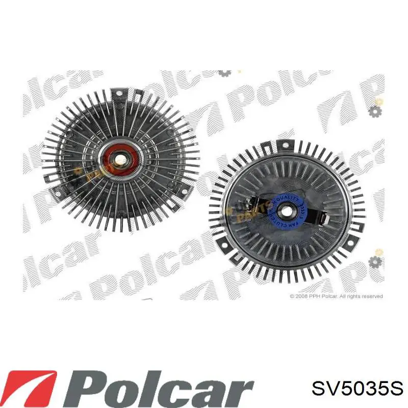 SV-5035S Polcar embrague, ventilador del radiador