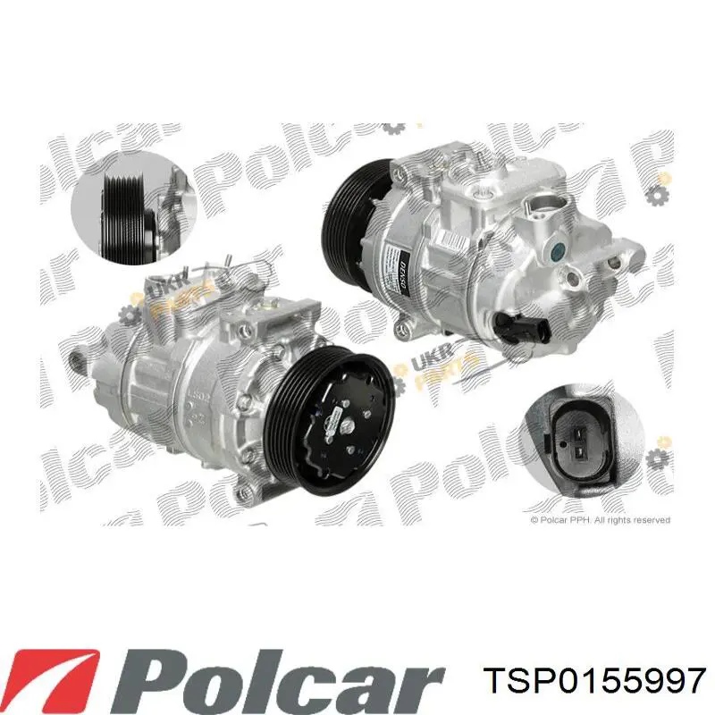 TSP0155997 Polcar compresor de aire acondicionado