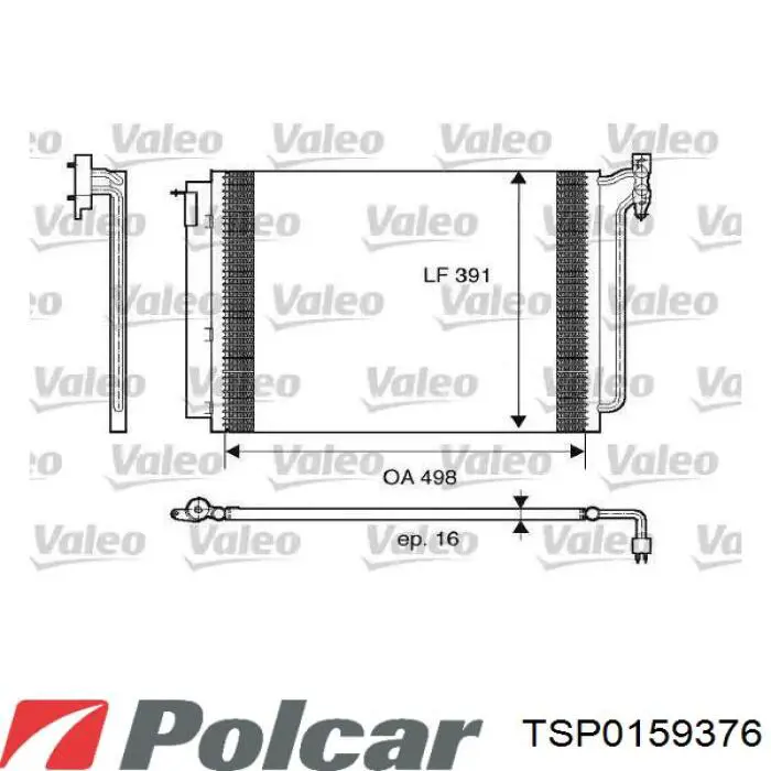 TSP0159376 Polcar compresor de aire acondicionado