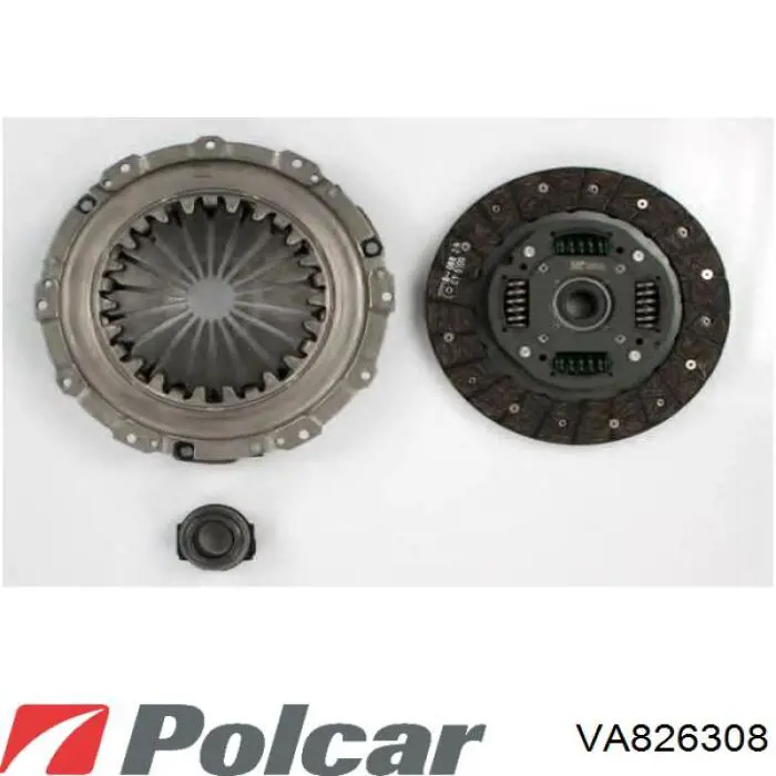 VA826308 Polcar kit de embrague (3 partes)