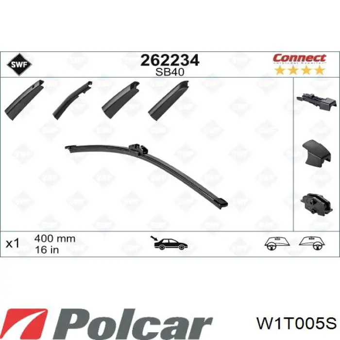 Comprar 68100 Metalcaucho Limpiaparabrisas traseros