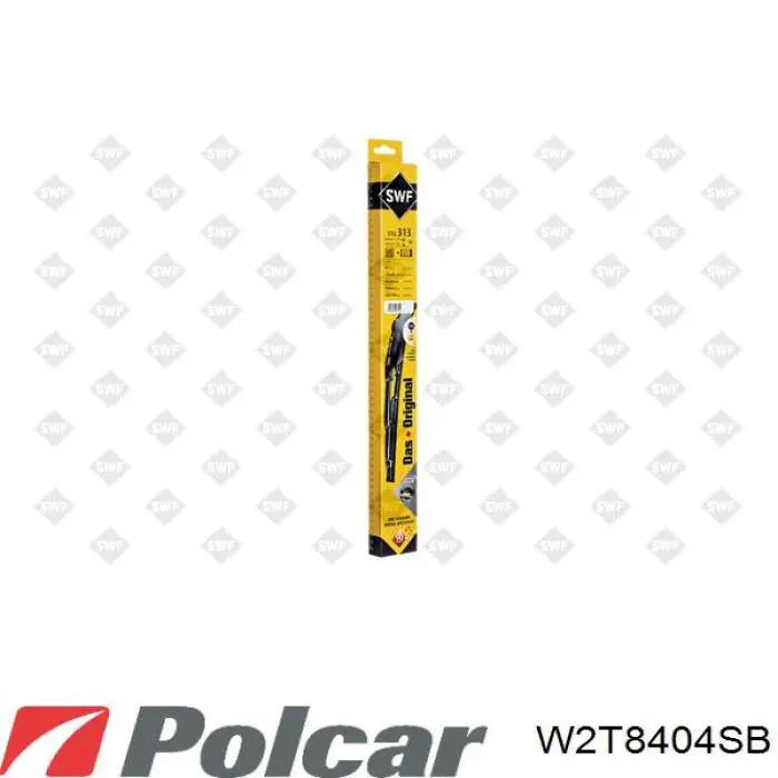 W2T8404SB Polcar juego de limpiaparabrisas de luna delantera, 2 piezas