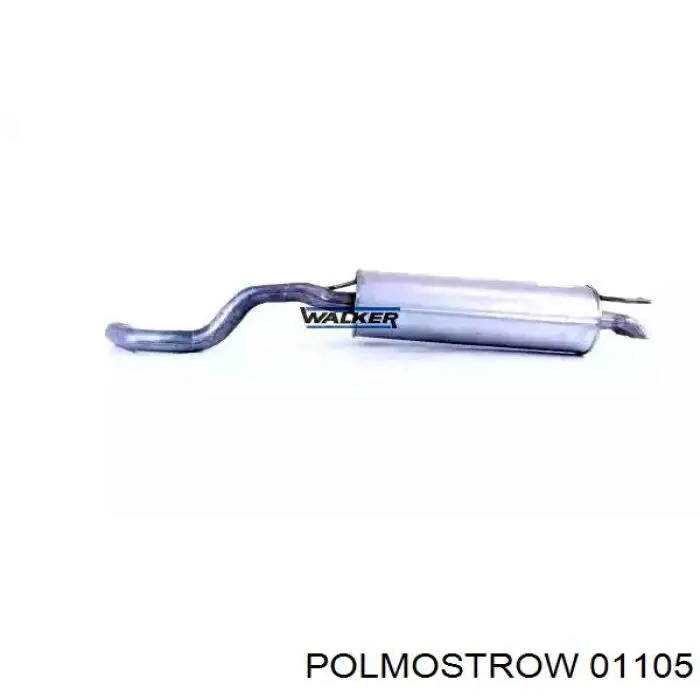 01105 Polmostrow silenciador posterior