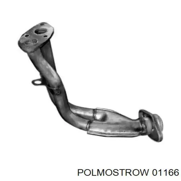 01.166 Polmostrow tubo de admisión del silenciador de escape delantero