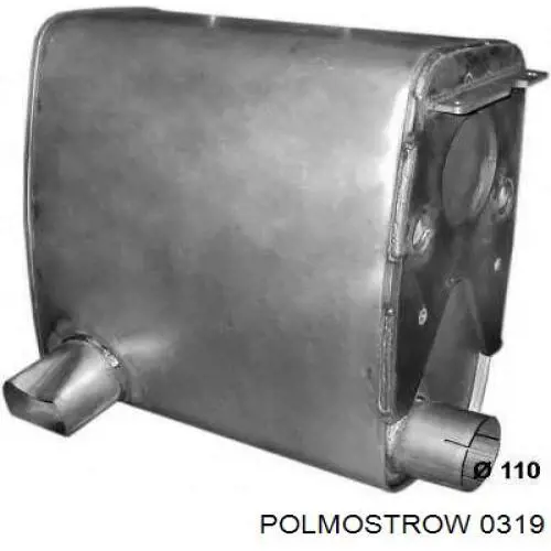 0319 Polmostrow silenciador posterior