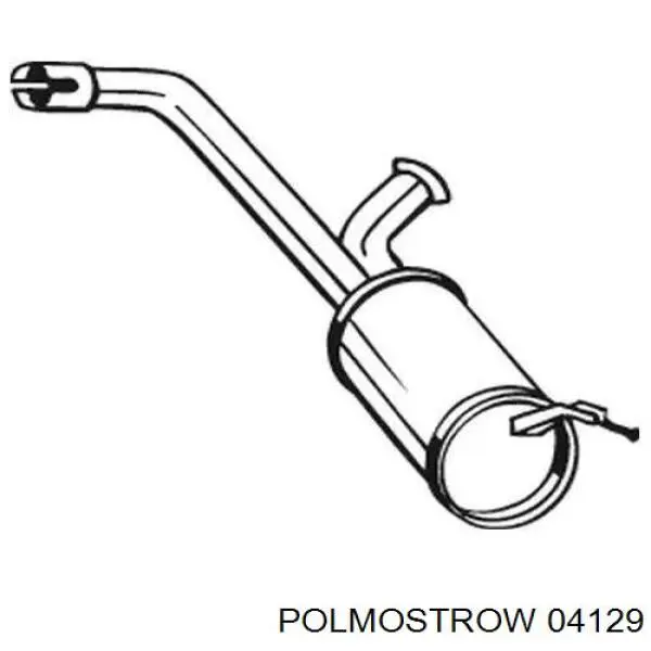 04.129 Polmostrow silenciador del medio