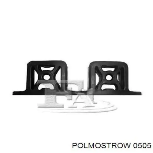 Silenciador trasero Polmostrow 0505 precio, desde 66,18 EUR