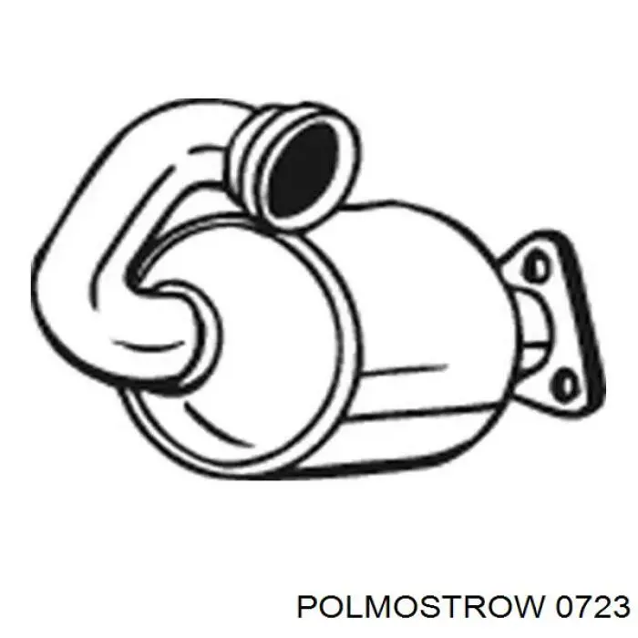 0723 Polmostrow silenciador central/posterior