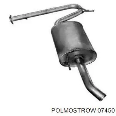 Silenciador trasero Polmostrow 07450 precio, desde 94,47 EUR