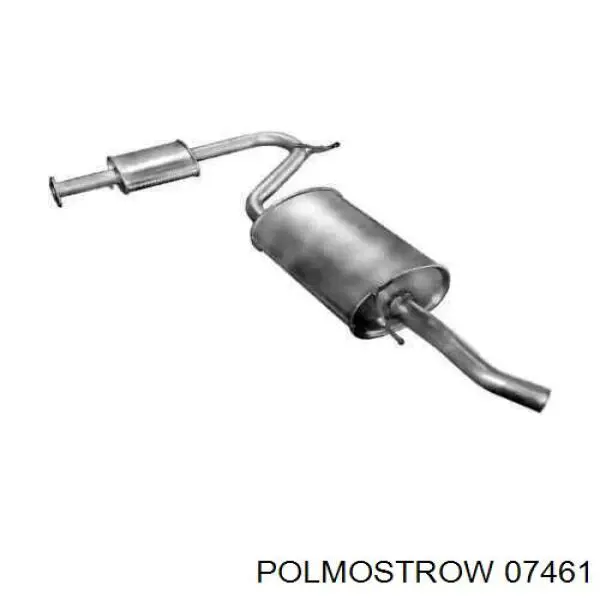 1355371080 Fiat/Alfa/Lancia Silenciador trasero