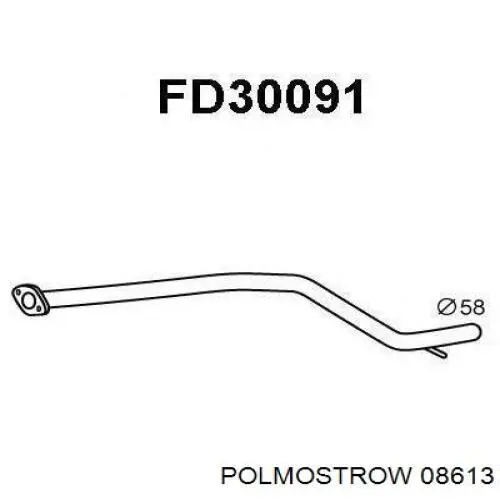 08.613 Polmostrow silenciador del medio