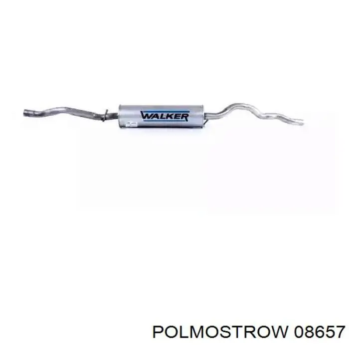 08.657 Polmostrow silenciador posterior