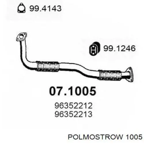 Silenciador trasero Starline 7610400 precio, desde 87,41 EUR